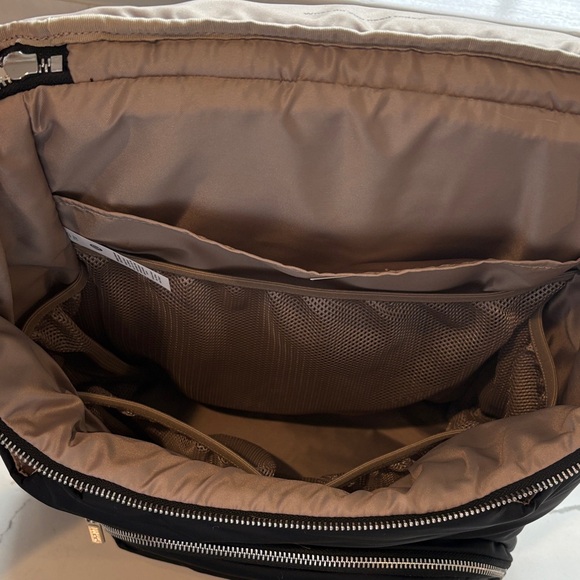 lululemon athletica new parent Black Backpack and Pouch - Picture 5 of 8